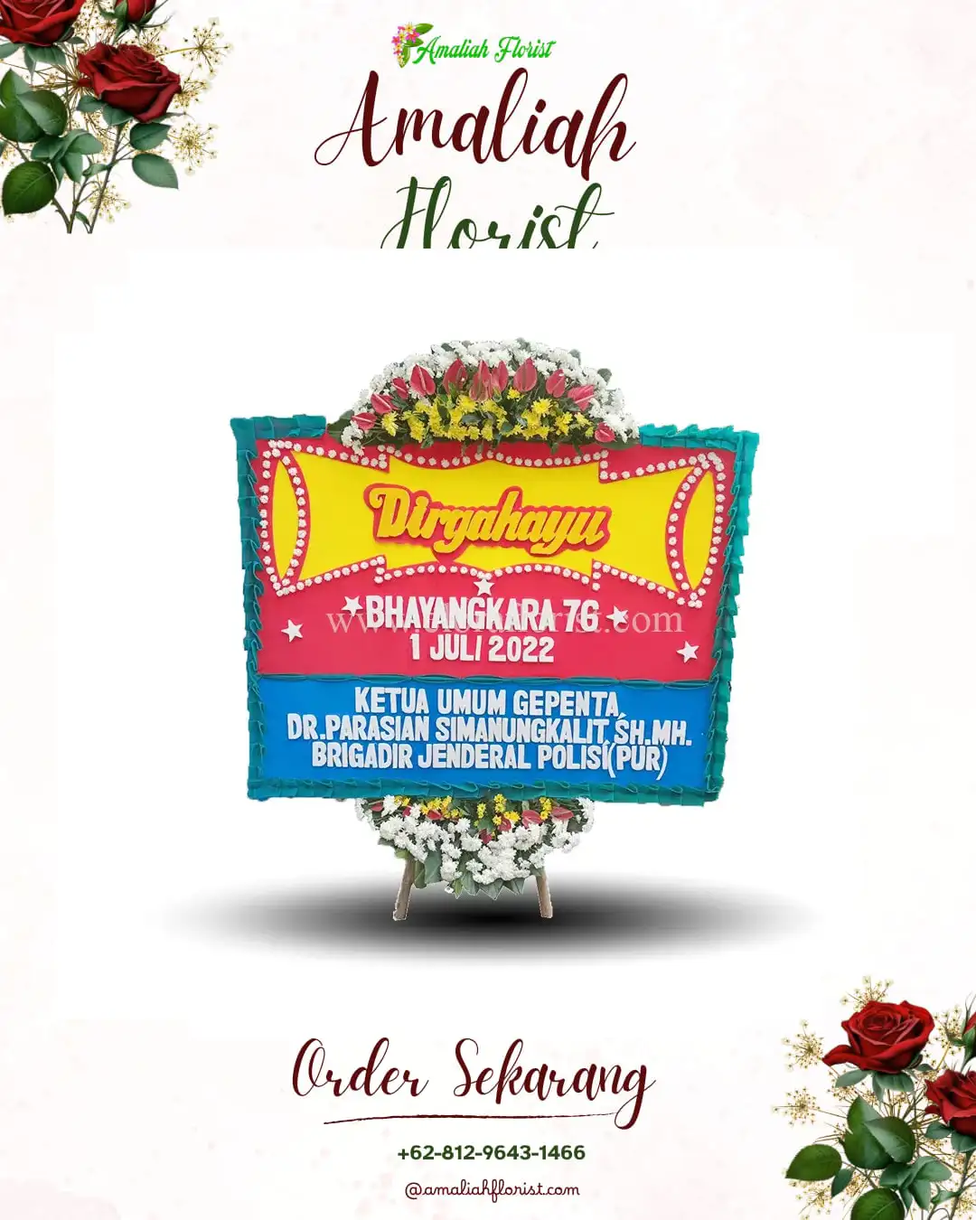 Papan Bunga HUT Ulang Tahun Sekayam
